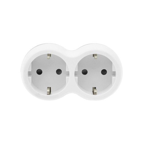Zweifach steckdosenadapter - zweifach, 2x