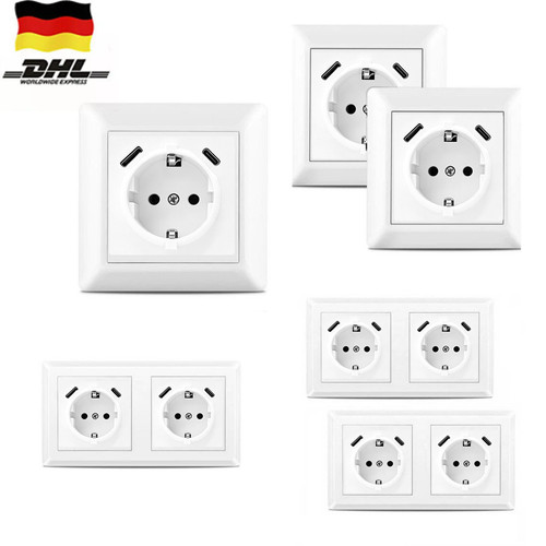 Steckdose mit usb - &, usb-c