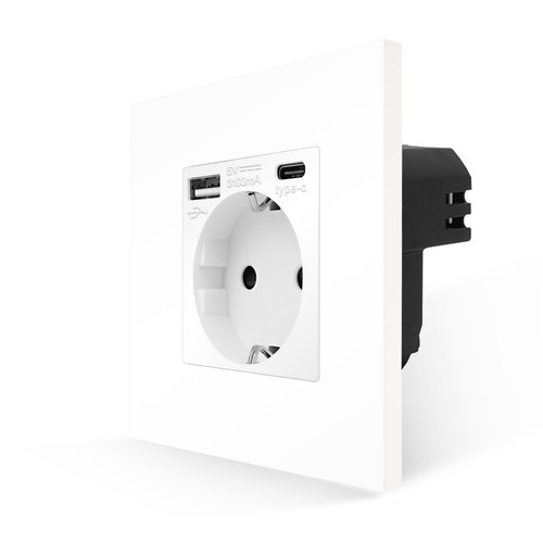 Steckdose mit usb - steckdose,