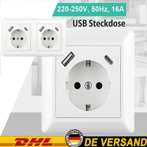 Usb steckdose 230v - usb-steckdose,
