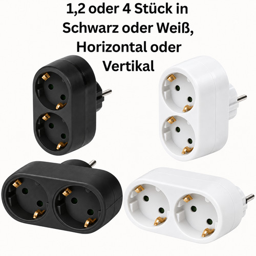 2fach doppelsteckdose - 2fach,