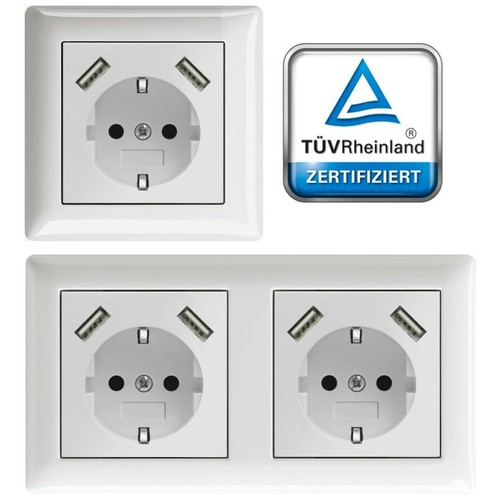 Steckdose mit usb passend - steckdose,