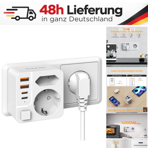 Thunix doppelstecker steckdose - thunix,